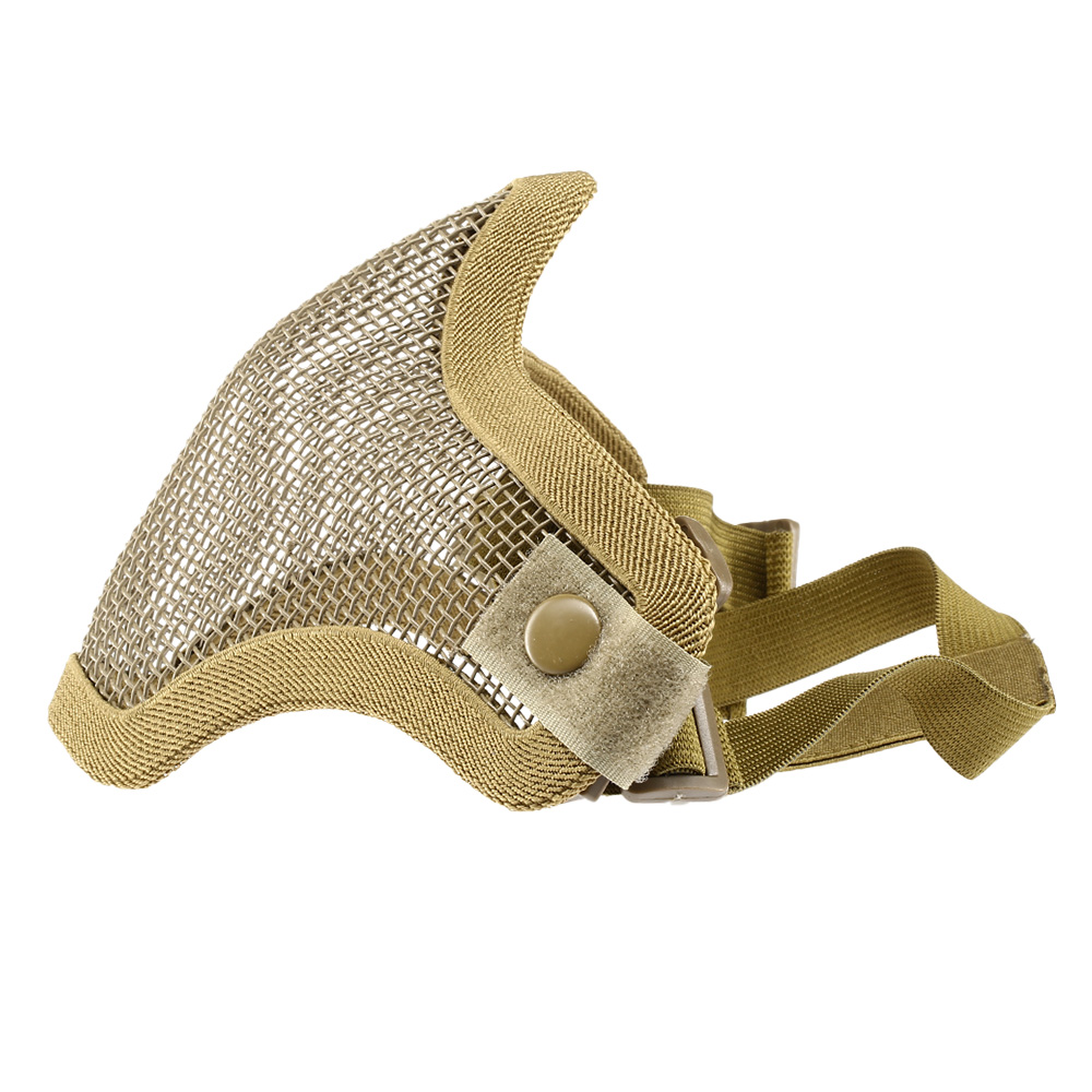 ASG Strike Systems Full Mesh Mask Airsoft Gittermaske Lower Face tan Bild 4