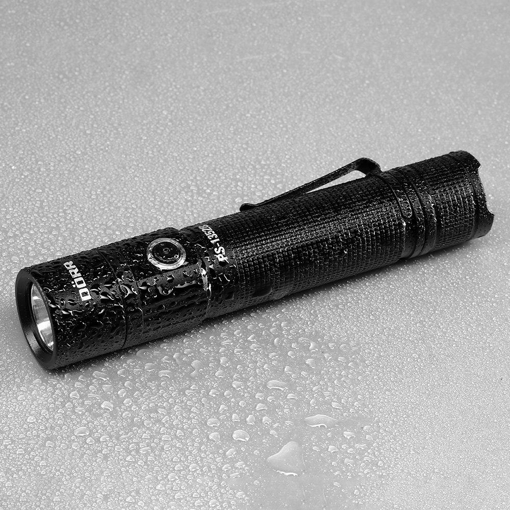 Dörr LED Taschenlampe Premium Steel PS-13528 1000 Lumen schwarz inkl. Holster Bild 2