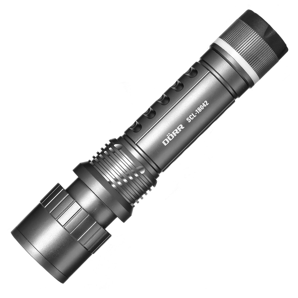 Dörr Zoom LED Taschenlampe SCL-18042 inkl. Ladestation anthrazit Bild 1