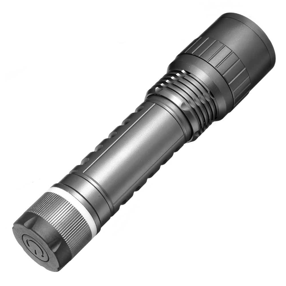 Drr Zoom LED Taschenlampe SCL-18042 inkl. Ladestation anthrazit Bild 1