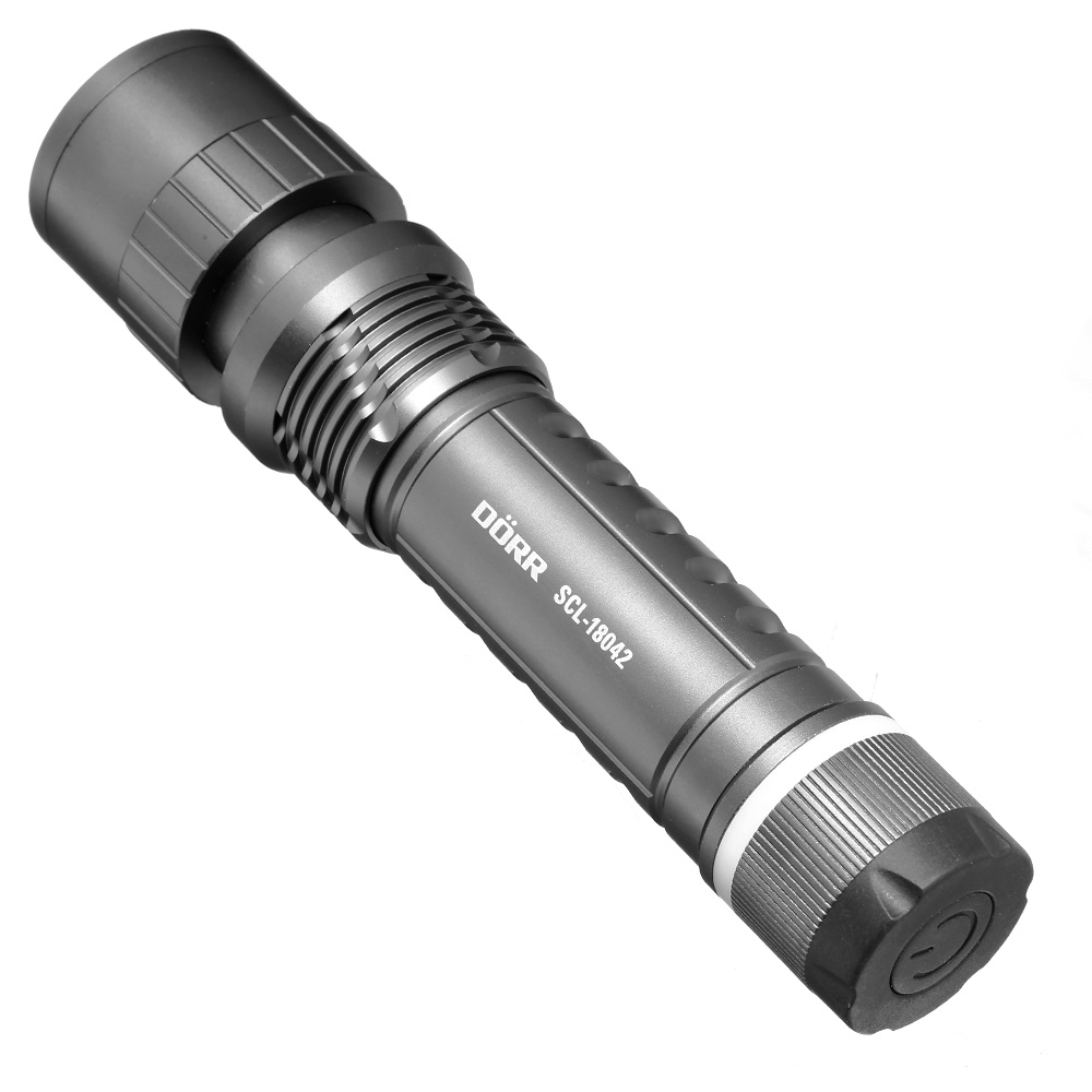 Drr Zoom LED Taschenlampe SCL-18042 inkl. Ladestation anthrazit Bild 1