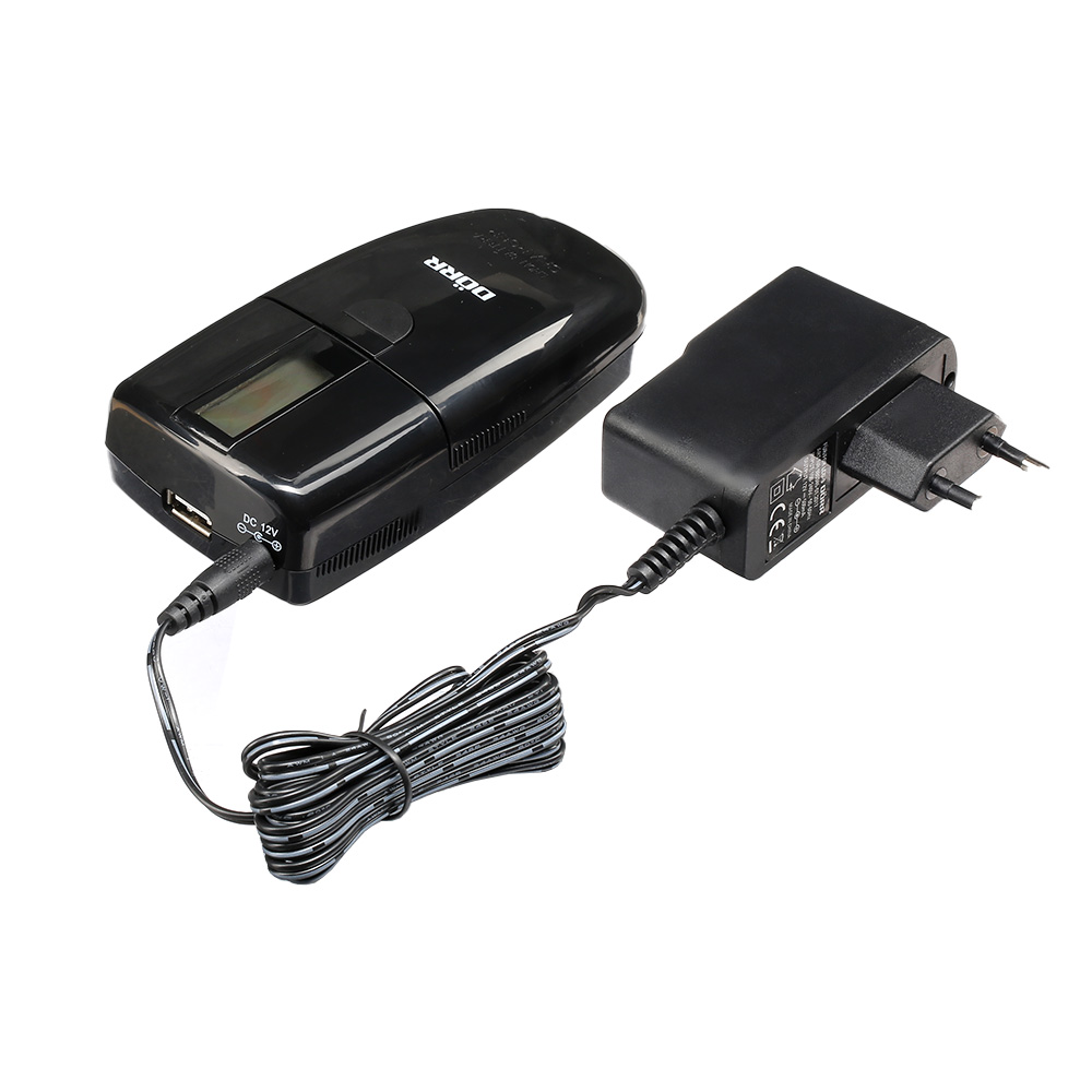 Drr Universal Ladegert LCD-3 mit USB Ausgang schwarz Bild 1