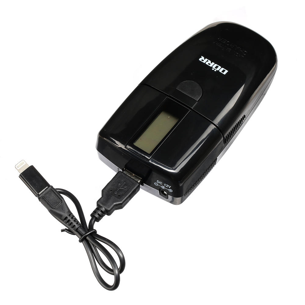 Drr Universal Ladegert LCD-3 mit USB Ausgang schwarz Bild 1