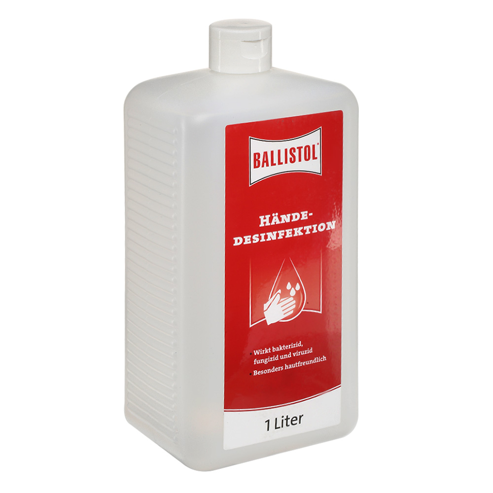 Ballistol Händedesinfektion 1000 ml wirksam gegen Viren, Bakterien und Keime