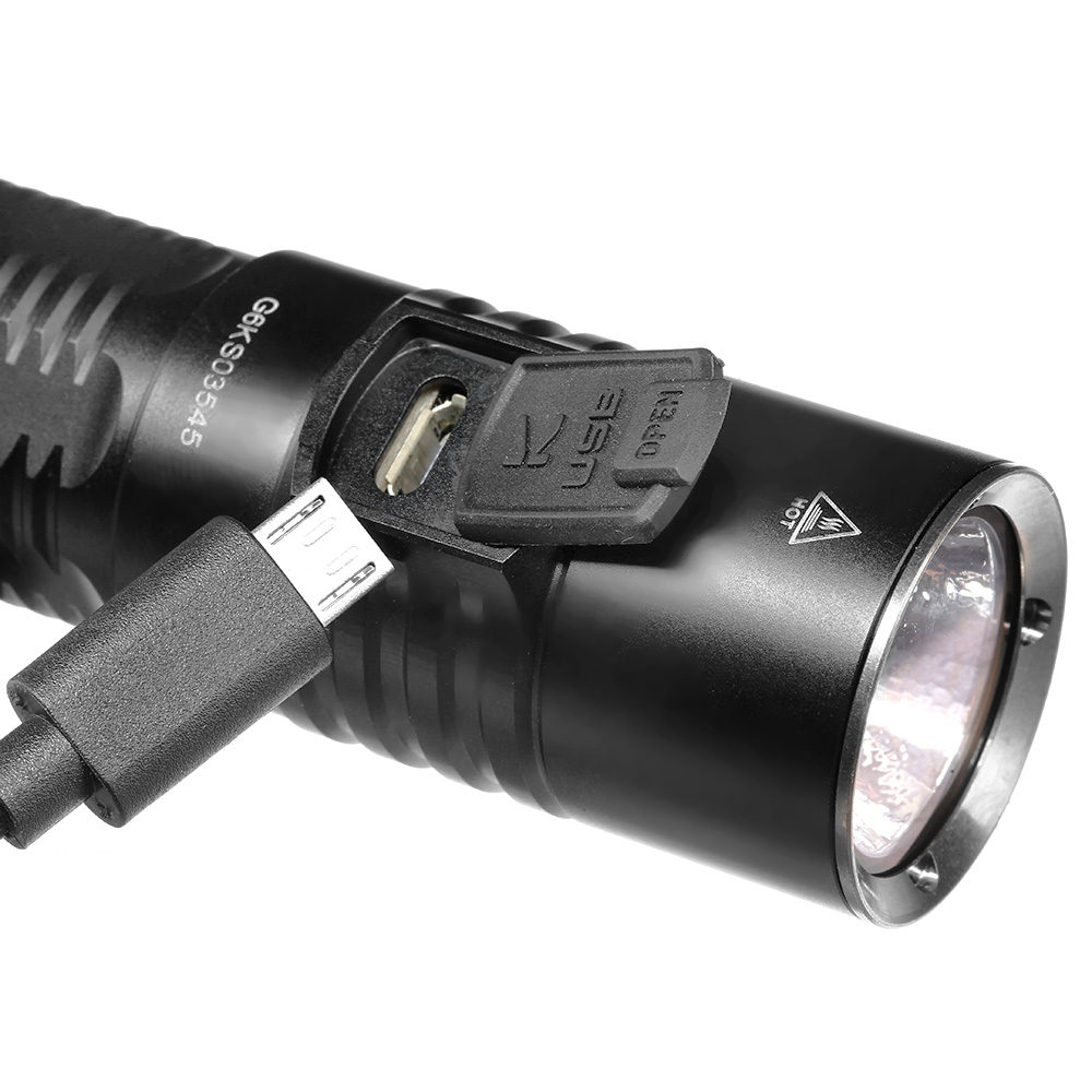 Klarus LED Taschenlampe G15 4000 Lumen inkl. Handschlaufe, Gürtelclip Bild 8