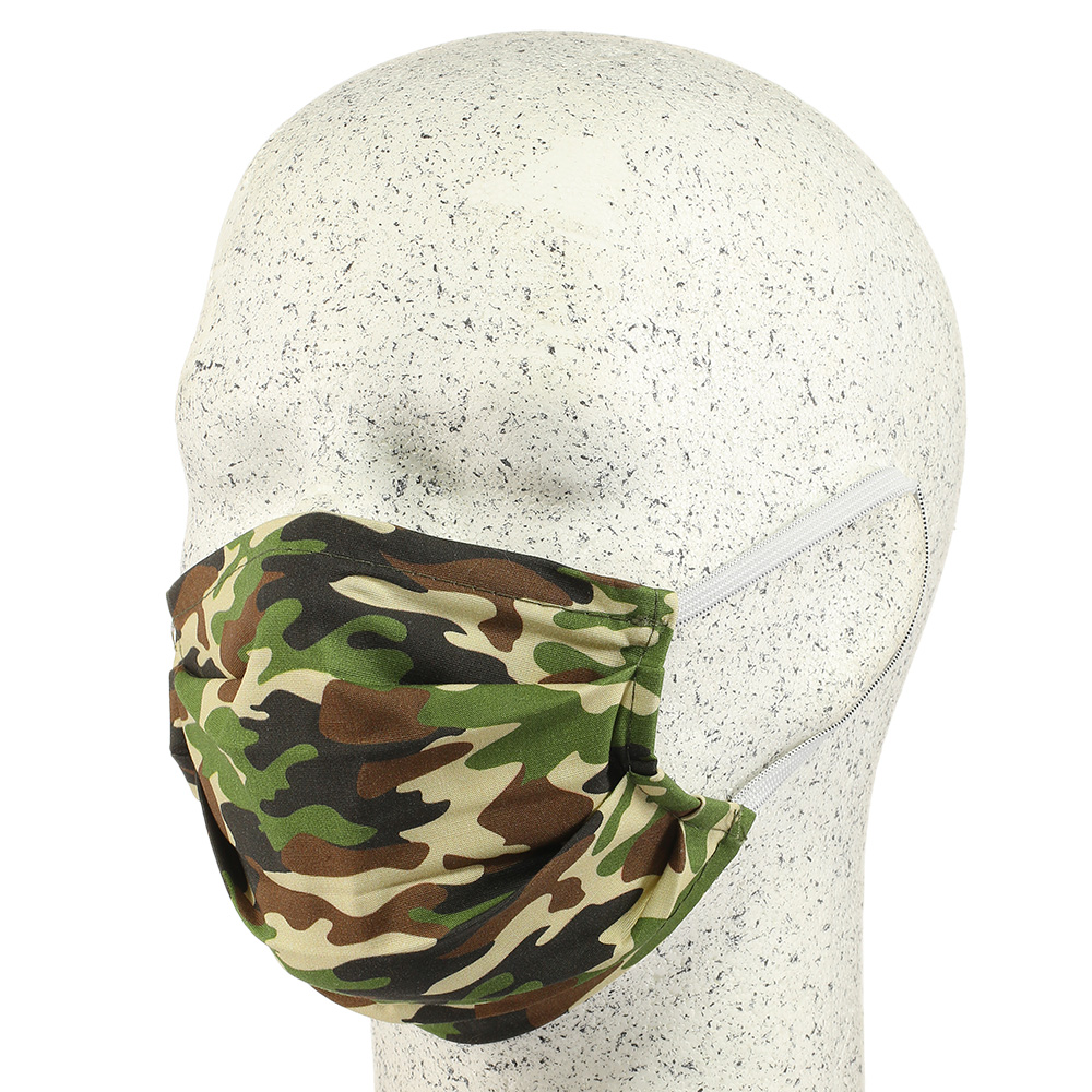 Stoffmaske fr Kinder und Jugendliche camouflage