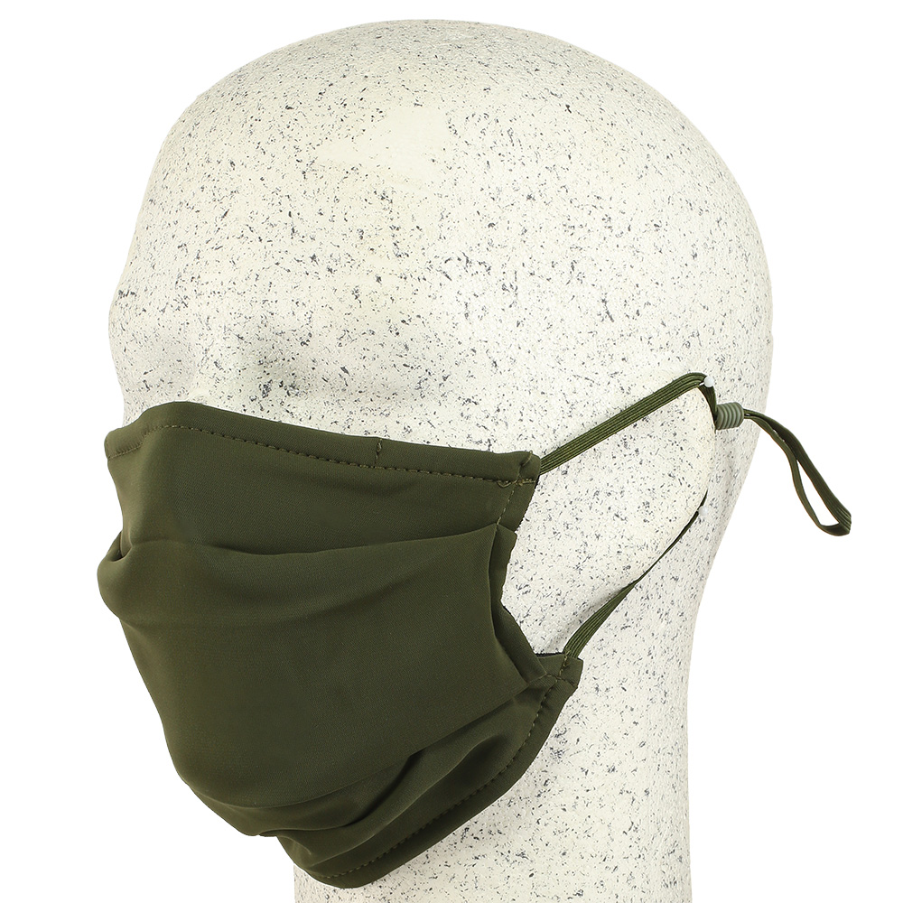 Stoffmaske extra breit verstellbar oliv