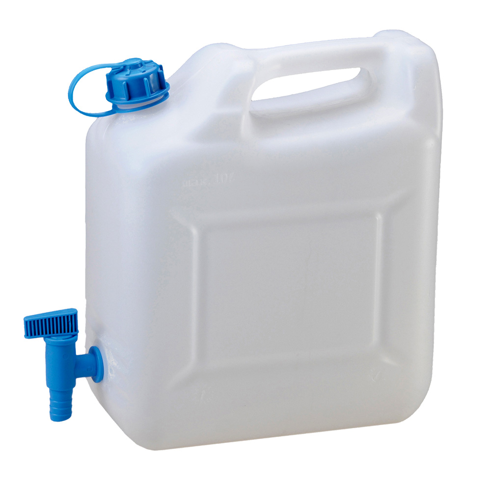 Huenersdorff Wasserkanister Eco 12 Liter mit Ablasshahn
