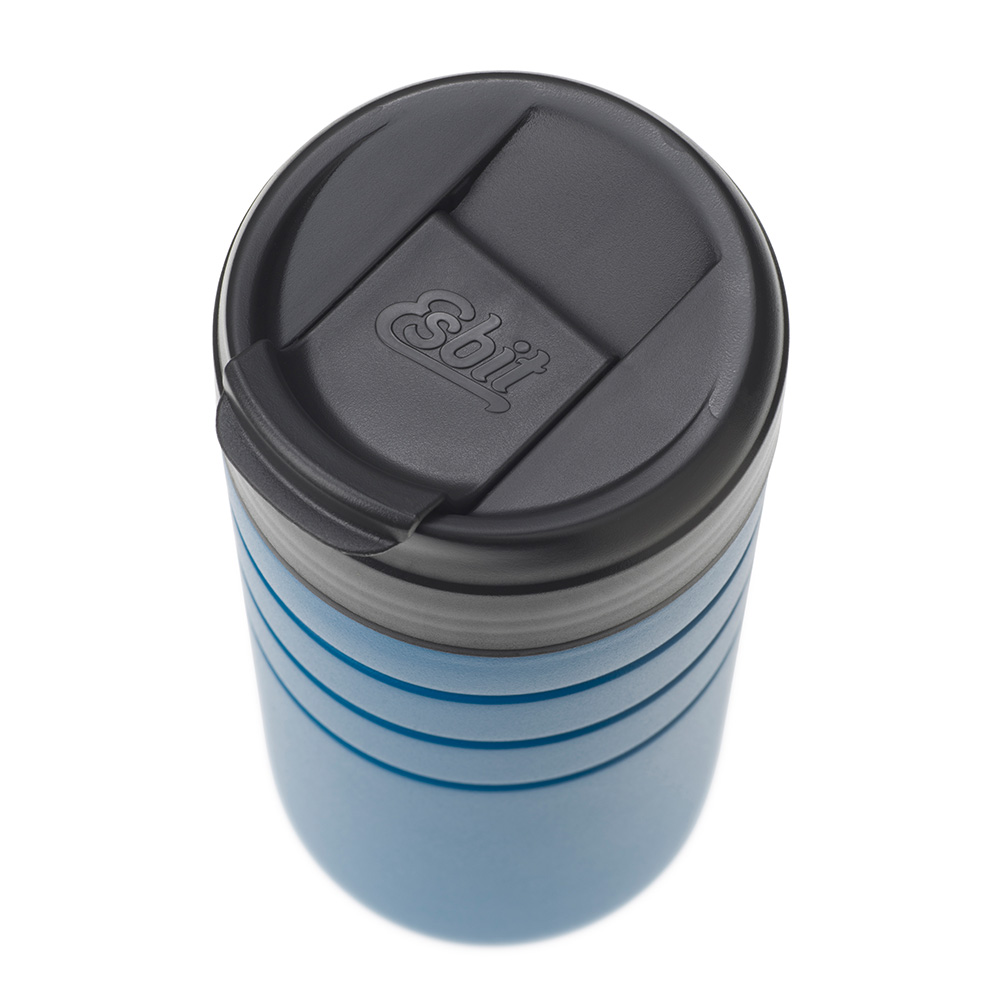 Esbit Thermobecher Majoris Edelstahl 0,45 Liter blau Bild 2