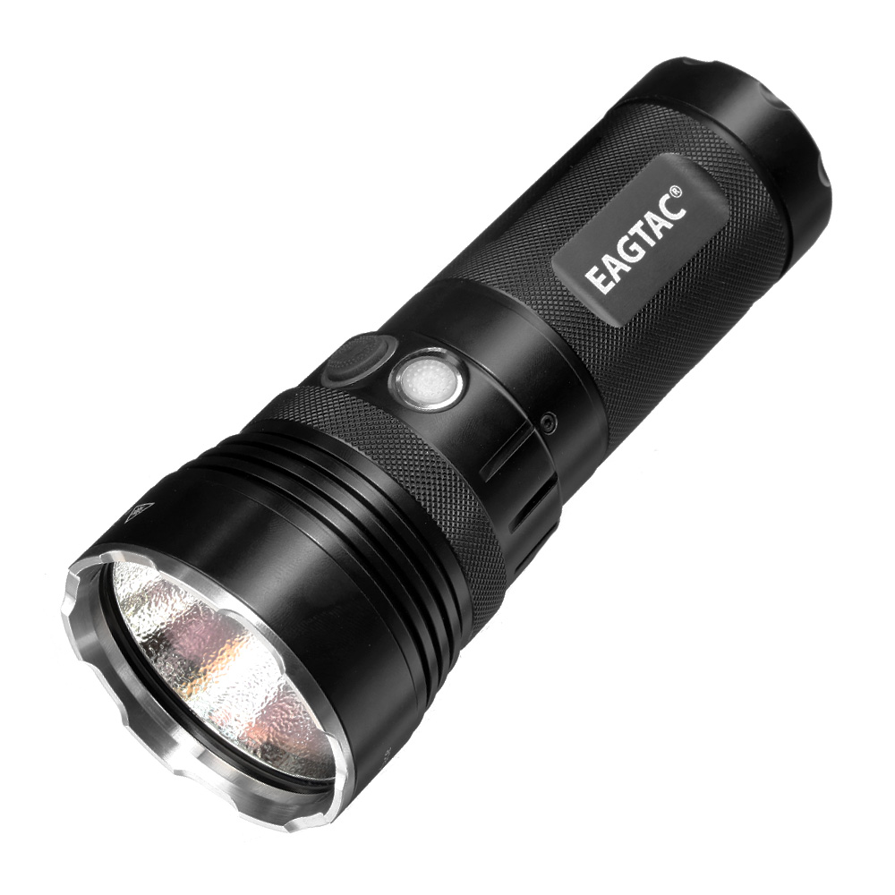 EAGTAC LED-Taschenlampe MX30L3 Kit 3300 Lumen schwarz inkl. Diffusorkappe, Lanyard und Nylonholster