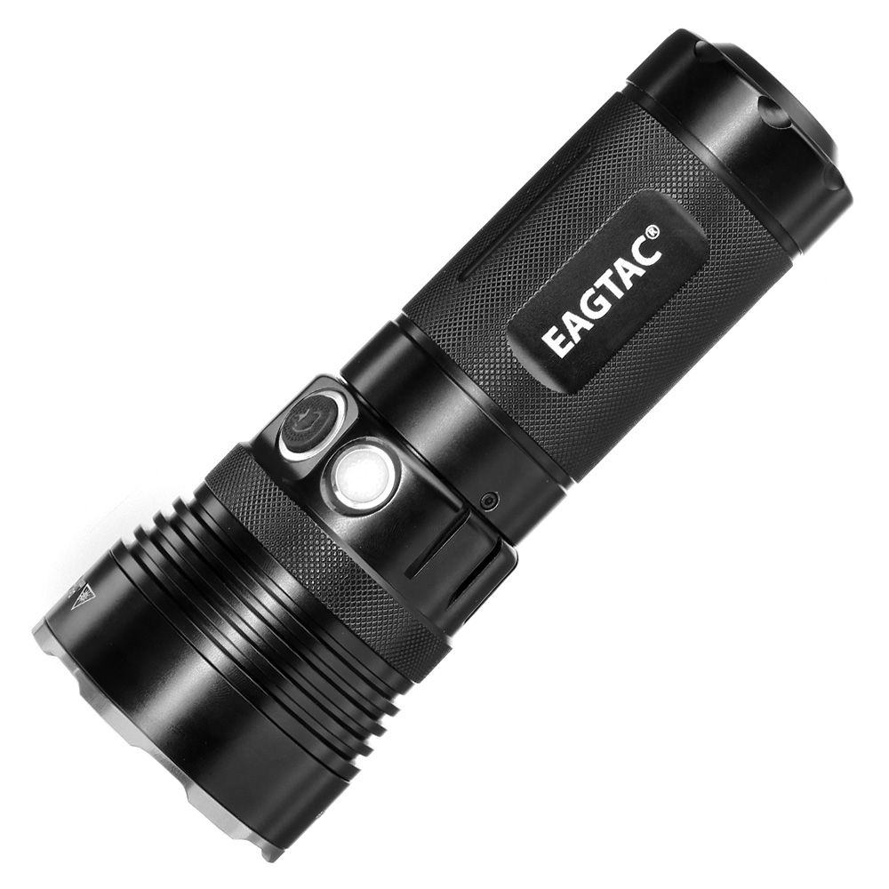 EAGTAC LED-Taschenlampe MX30L3 Kit 3300 Lumen schwarz inkl. Diffusorkappe, Lanyard und Nylonholster Bild 1
