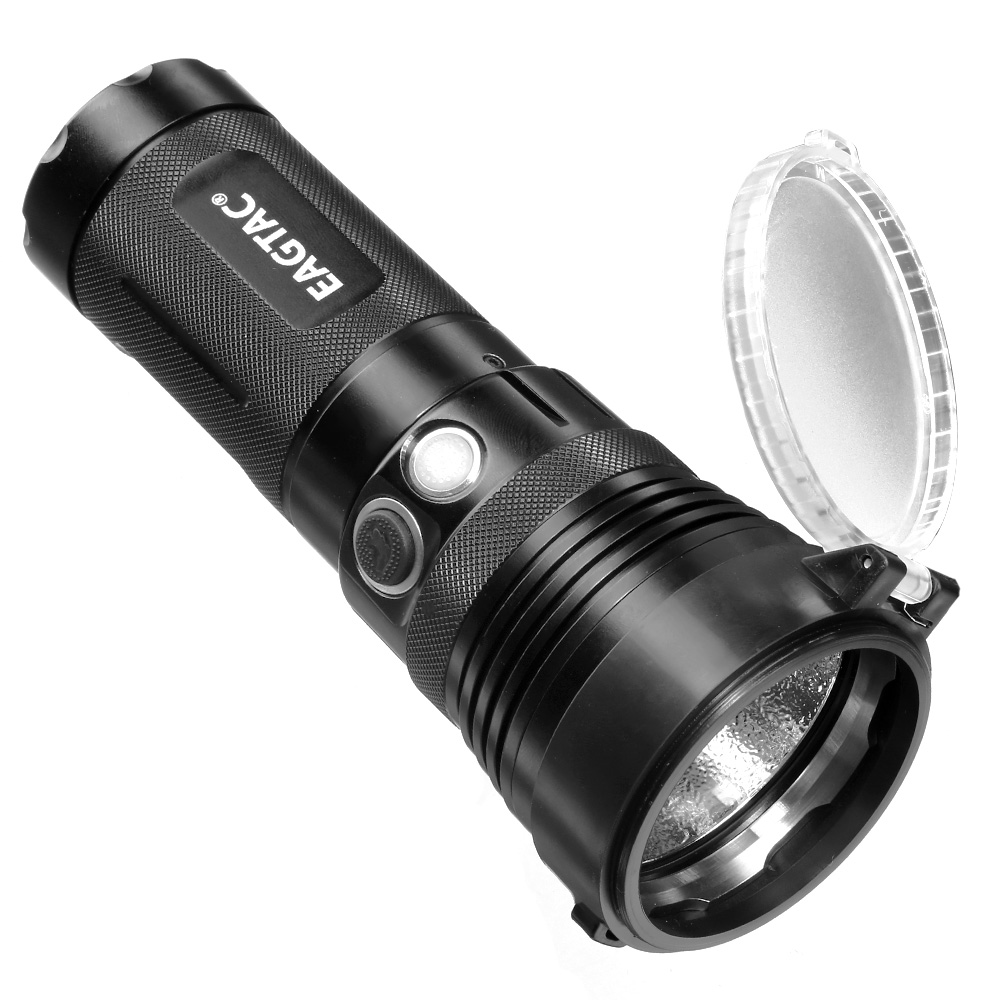 EAGTAC LED-Taschenlampe MX30L3 Kit 3300 Lumen schwarz inkl. Diffusorkappe, Lanyard und Nylonholster Bild 10