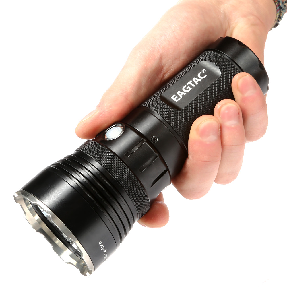 EAGTAC LED-Taschenlampe MX30L3 Kit 3300 Lumen schwarz inkl. Diffusorkappe, Lanyard und Nylonholster Bild 11