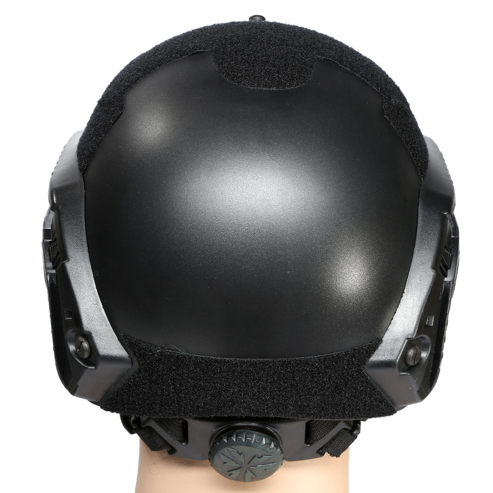 ASG Strike Systems FAST Standard Railed Airsoft Helm mit NVG Mount schwarz Bild 3