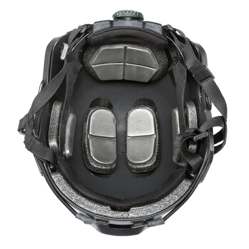 ASG Strike Systems FAST Standard Railed Airsoft Helm mit NVG Mount schwarz Bild 4