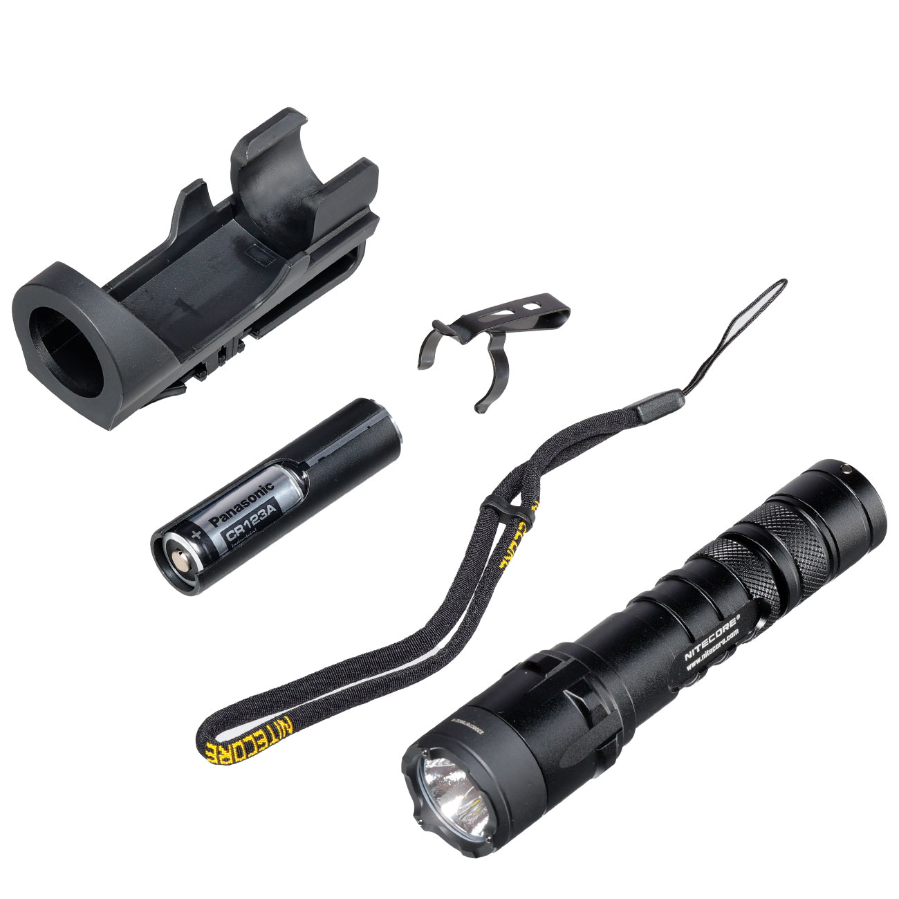 Nitecore LED-Lampe P20UV V2 1000 Lumen mit UV-Funktion schwarz inkl. Tactical Holster Bild 4