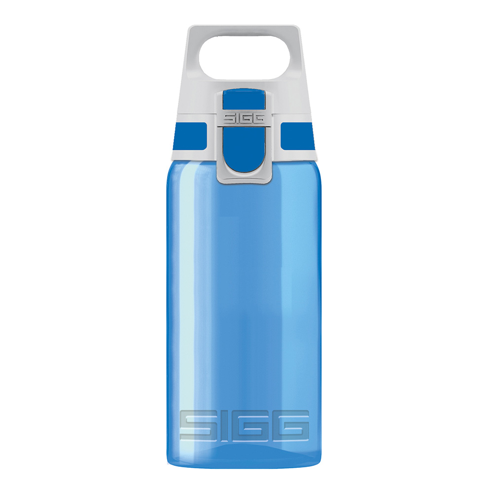 SIGG Trinkflasche Viva One 0,5 Liter Einhandverschluss BPA-frei blau