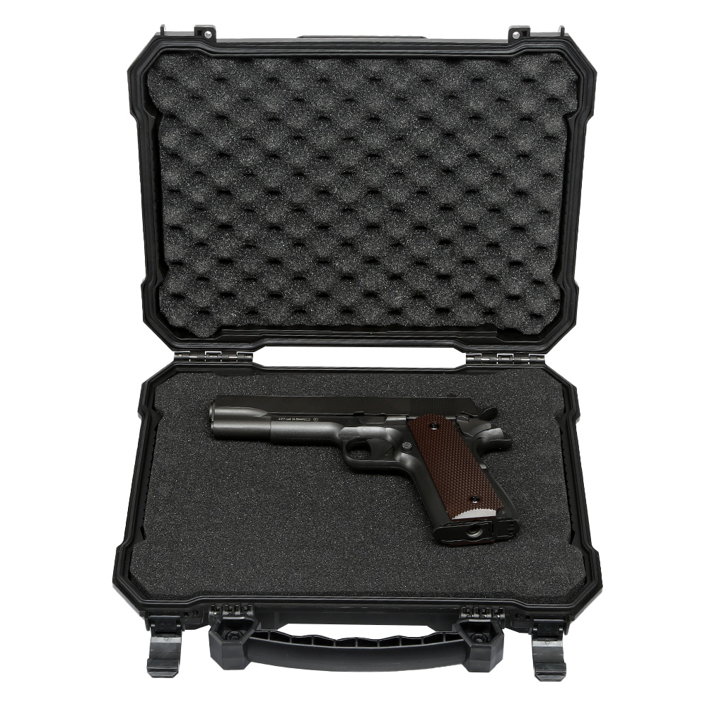 ASG Tactical Pistol Case Pistolenkoffer 29 x 21 x 6 cm Cubed-Schaumstoff IPX7 / IK08 schwarz Bild 5