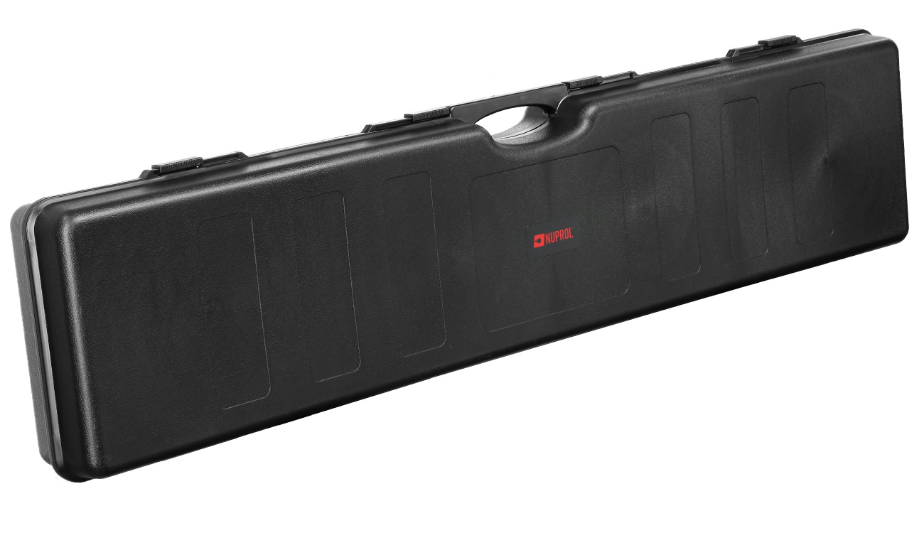 Nuprol Essentials X-Large Hard Case Waffenkoffer 138 x 34 x 13,5 cm Waben-Schaumstoff schwarz Bild 1