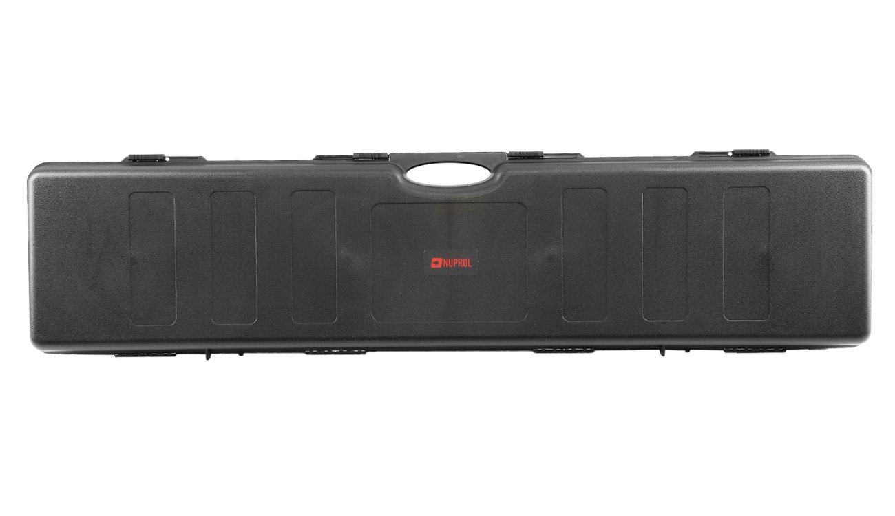 Nuprol Essentials X-Large Hard Case Waffenkoffer 138 x 34 x 13,5 cm Waben-Schaumstoff schwarz Bild 2