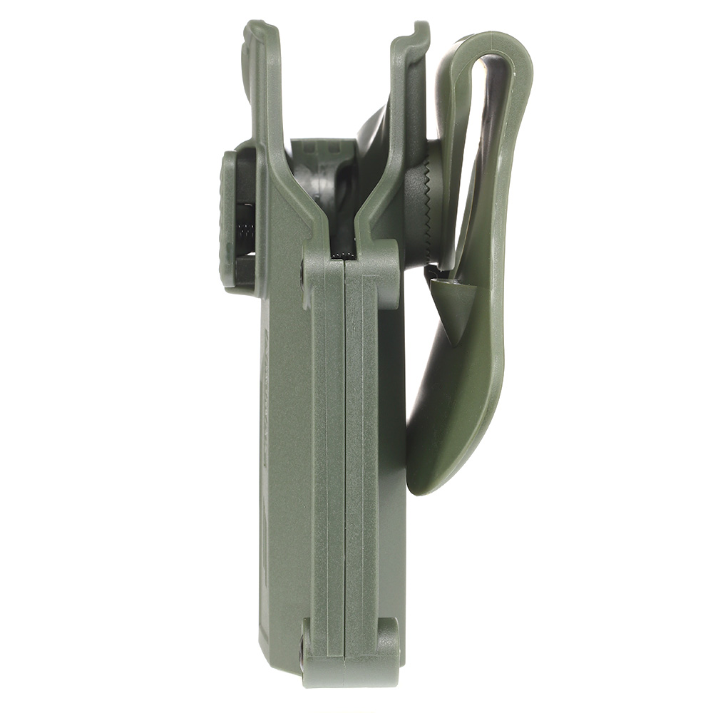 Amomax Per-Fit Universal Tactical Holster Polymer Paddle - passend für über 80 Pistolen Rechts oliv Bild 6