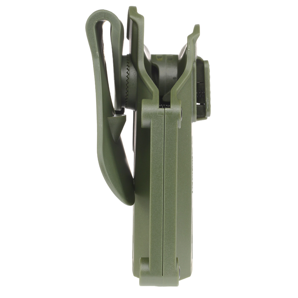 Amomax Per-Fit Universal Tactical Holster Polymer Paddle - passend fr ber 80 Pistolen Links oliv Bild 2