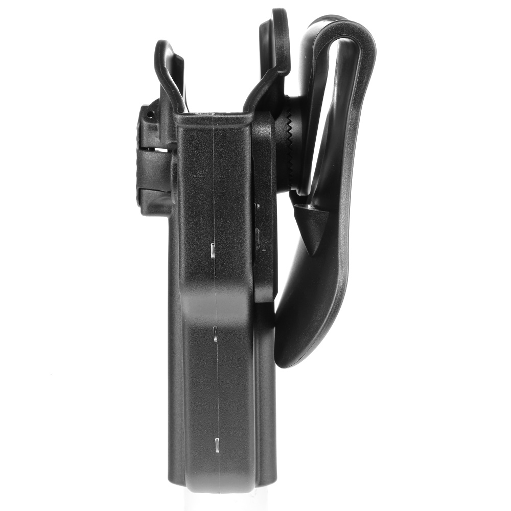 Amomax Per-Fit Universal Tactical Holster Polymer Paddle - passend für über 80 Pistolen Links schwarz Bild 1