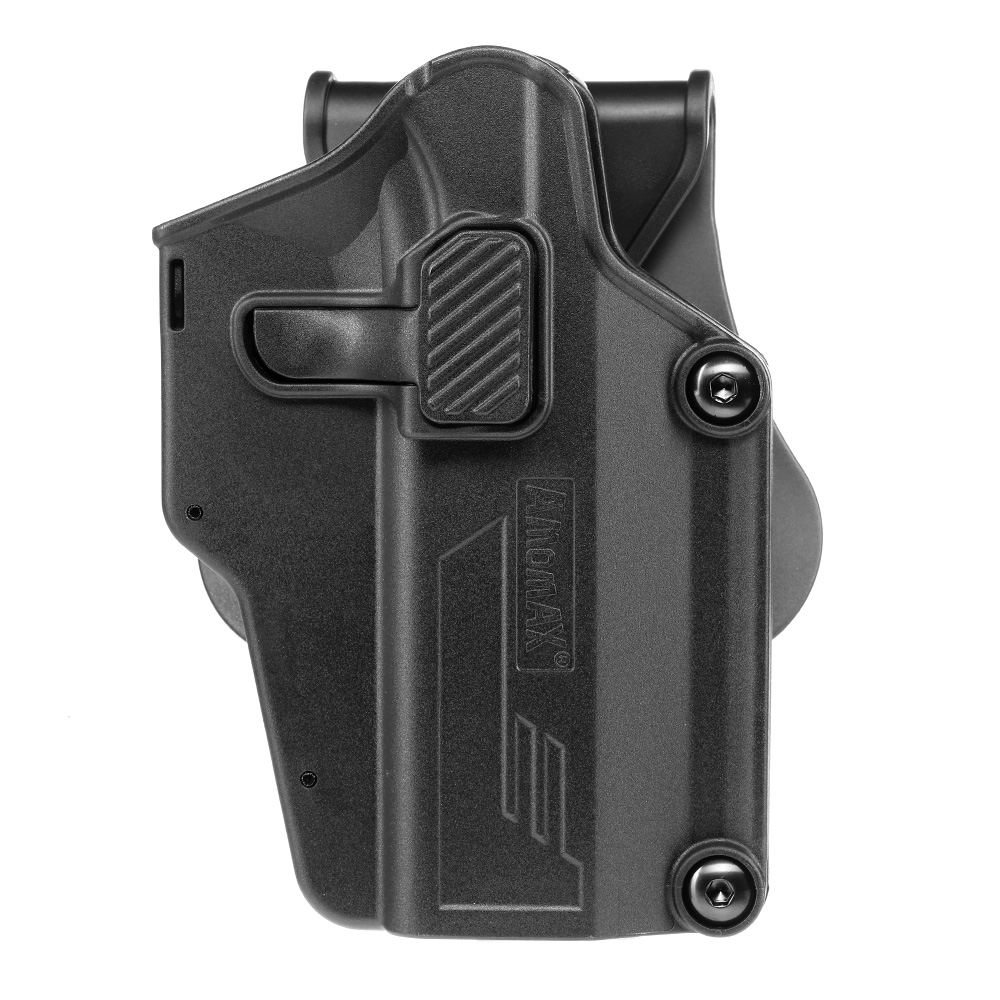 Amomax Per-Fit Universal Tactical Holster Polymer Paddle - passend fr ber 80 Pistolen Rechts schwarz