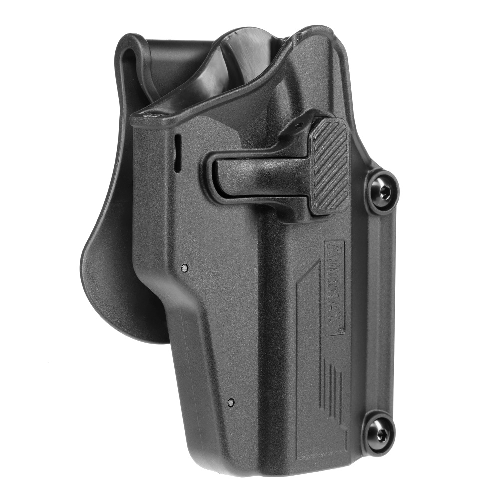 Amomax Per-Fit Universal Tactical Holster Polymer Paddle - passend fr ber 80 Pistolen Rechts schwarz Bild 1