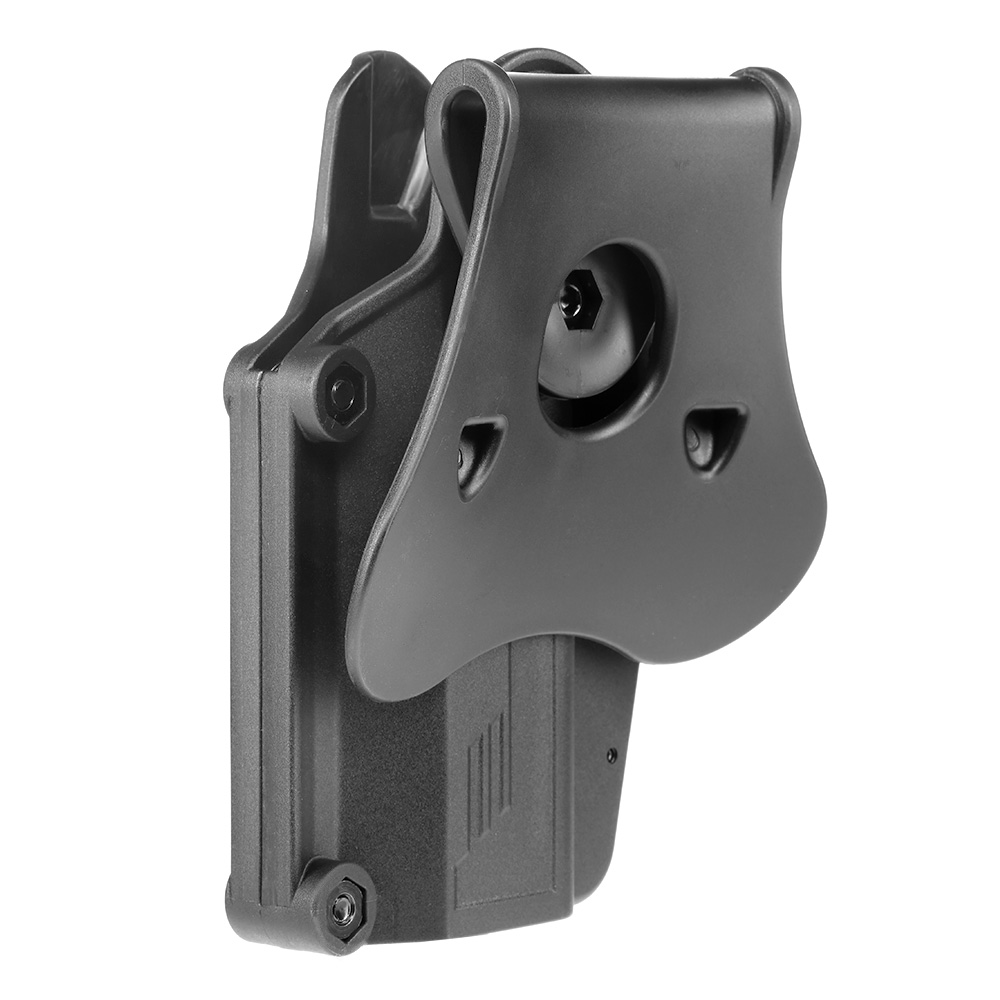 Amomax Per-Fit Universal Tactical Holster Polymer Paddle - passend fr ber 80 Pistolen Rechts schwarz Bild 5