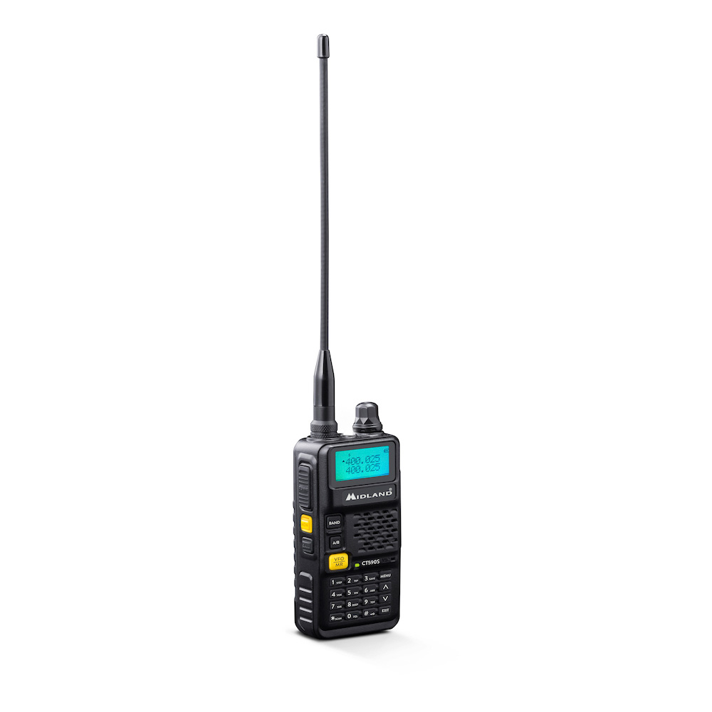 Midland CT590S Handfunkgerät Dualband VHF/UHF schwarz Bild 1