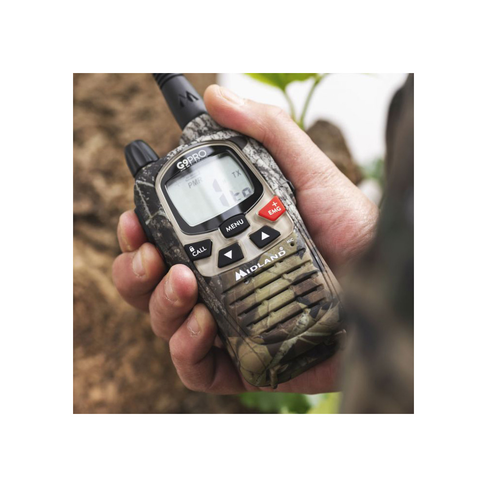 Midland G9 Pro 2er Kofferset PMR+LPD camo inkl. MA24-L Headset 1 Paar Bild 1