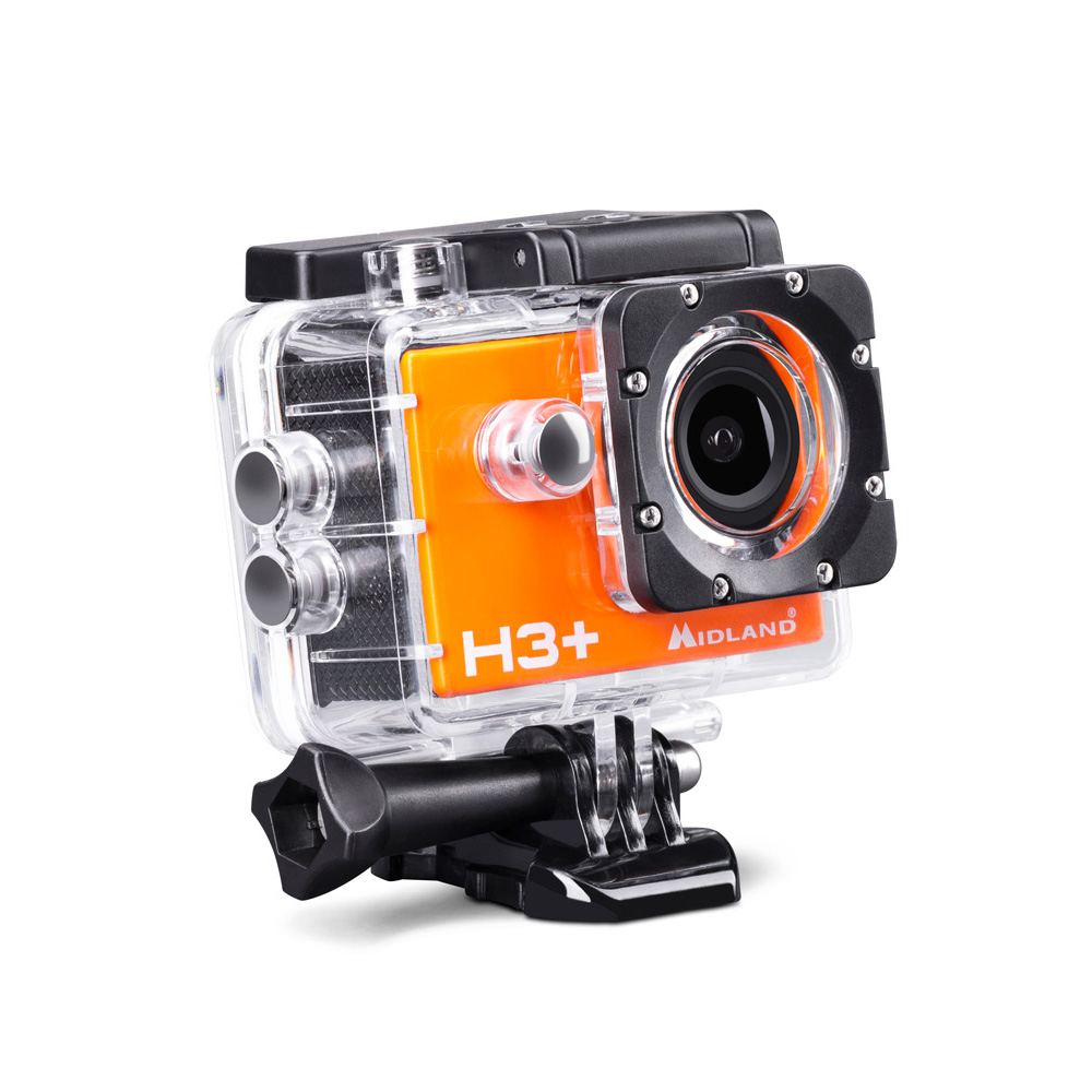 Midland H3+ Full HD Action Kamera WiFi Wasserdicht orange