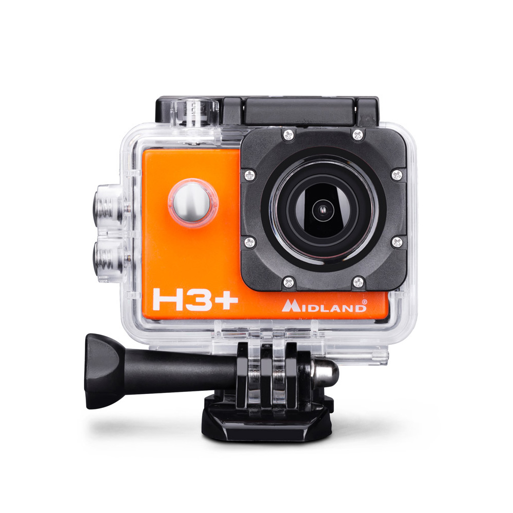 Midland H3+ Full HD Action Kamera WiFi Wasserdicht orange Bild 1