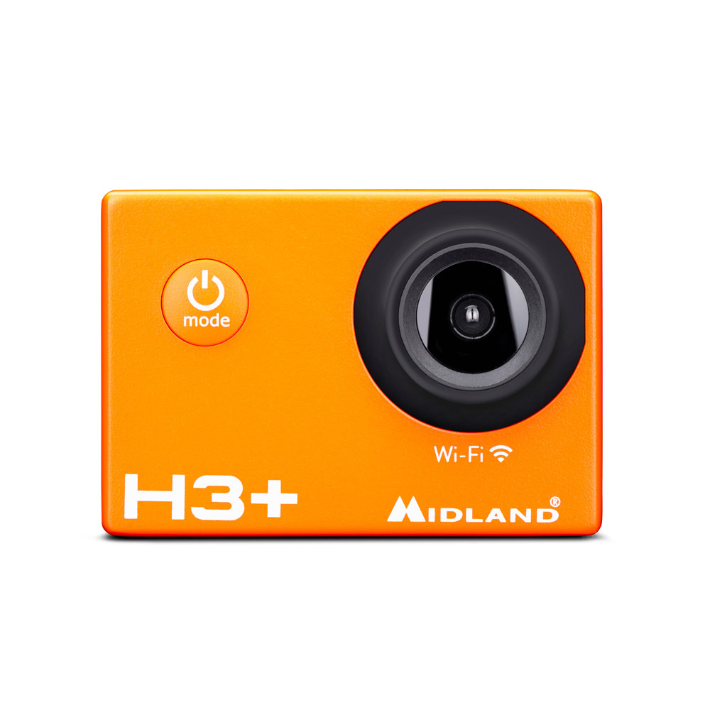 Midland H3+ Full HD Action Kamera WiFi Wasserdicht orange Bild 1