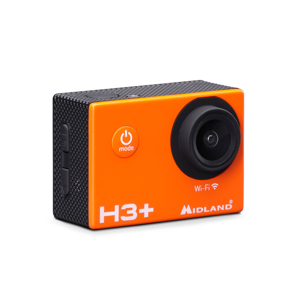 Midland H3+ Full HD Action Kamera WiFi Wasserdicht orange Bild 1