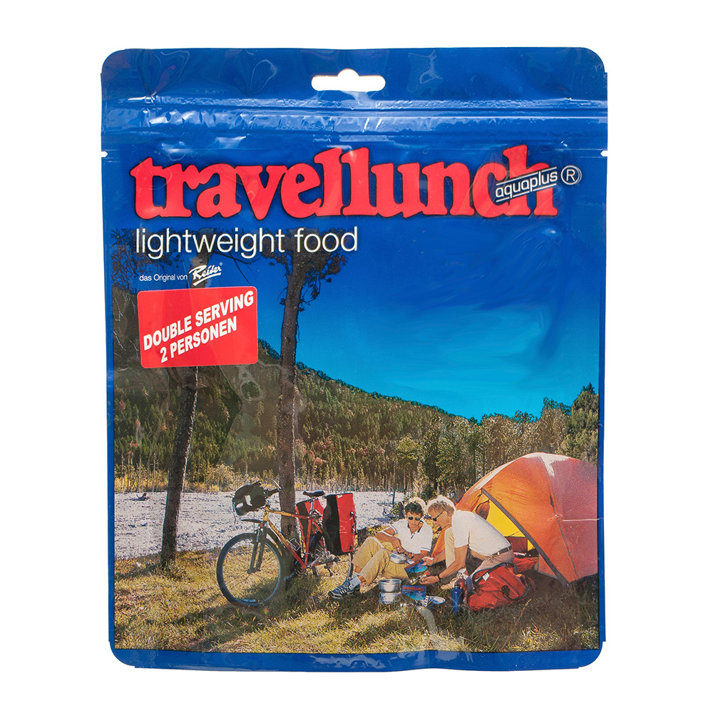 Travellunch Outdoornahrung Hauptgericht Veggie-Bolognese mit Pasta 250g Doppelpack fr 2 Mahlzeiten Bild 2