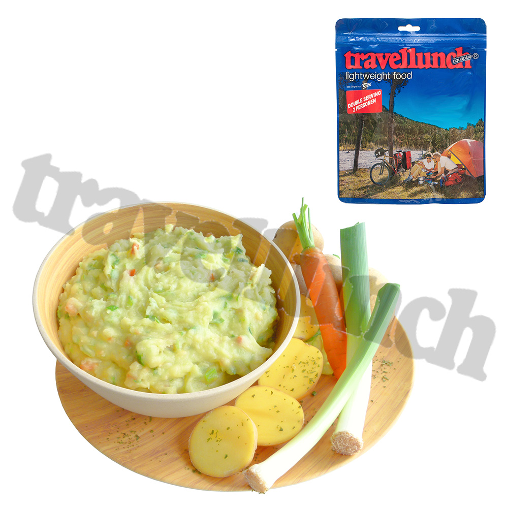 Travellunch Outdoornahrung Hauptgericht Kartoffel-Lauch-Topf 250g Doppelpack für 2 Mahlzeiten