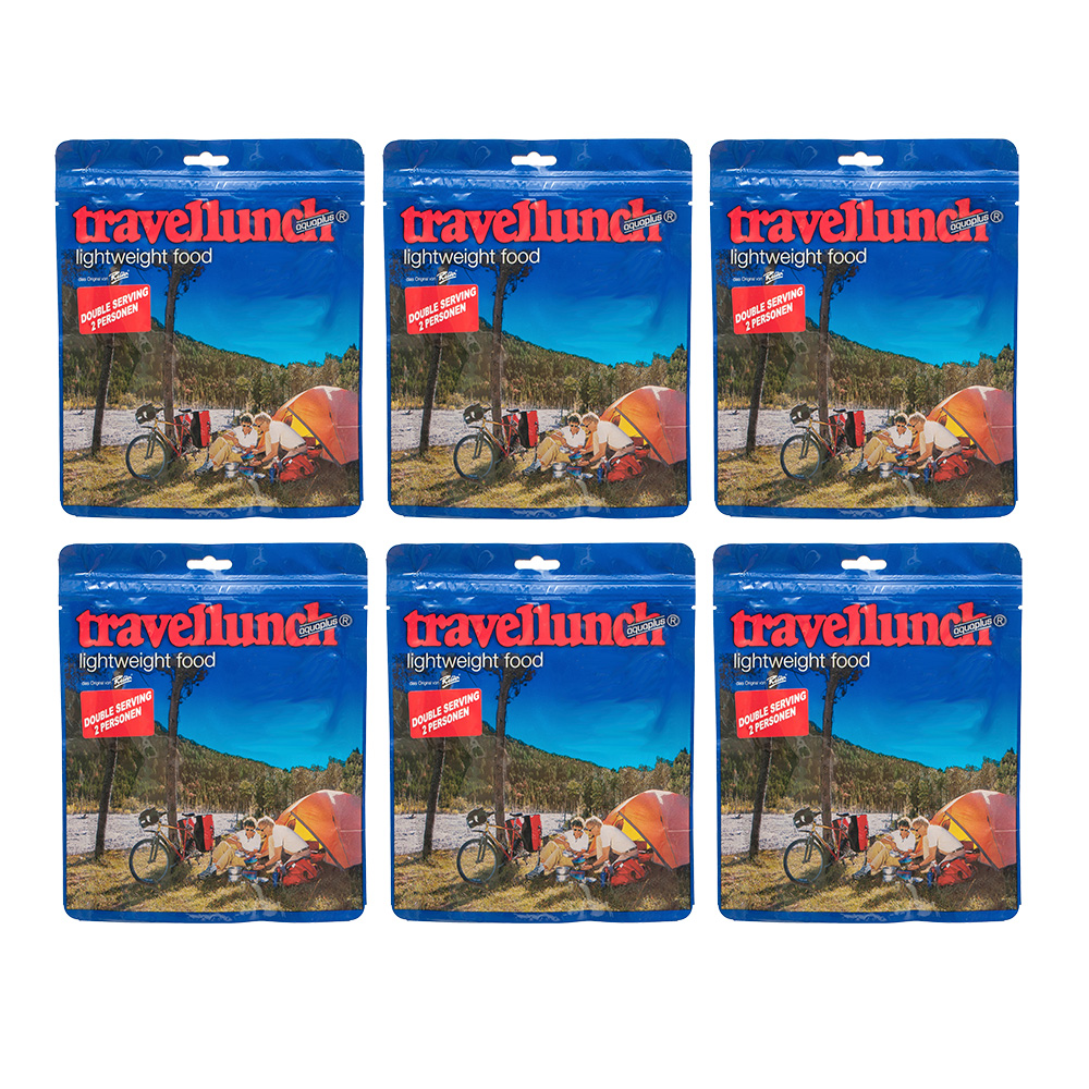 Travellunch Outdoornahrung Mahlzeit-Mix vegetarisch Hauptmahlzeiten 6er je 250 g Bild 1