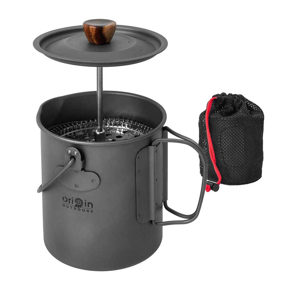 Origin Outdoors Kaffeepresse French 3in1 Titan extra leicht