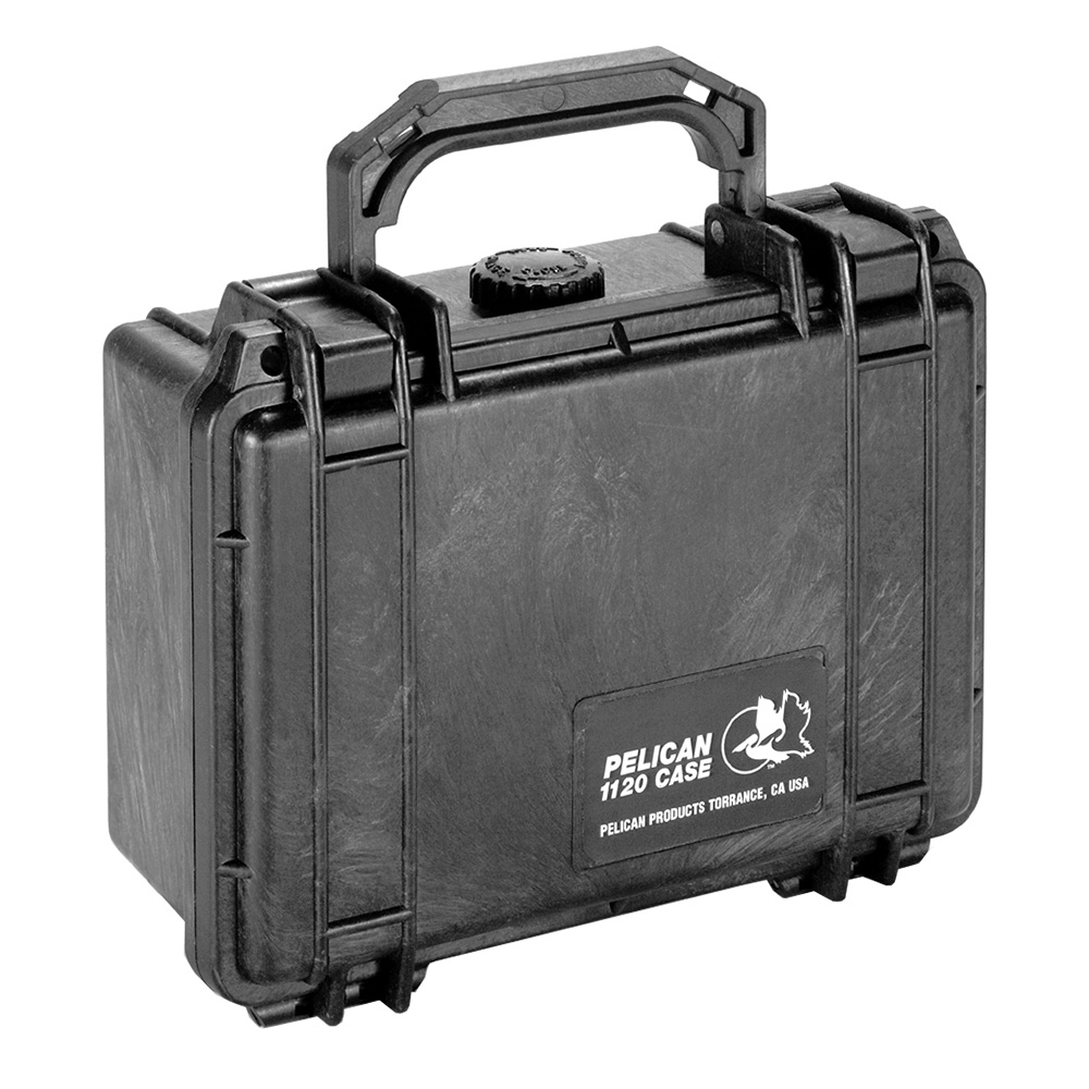 Peli Box 1120 Hard Case PnP-Schaumstoff wasserdicht schwarz Innenmaß 18,5 x 12,1 x 8,5 cm Bild 2