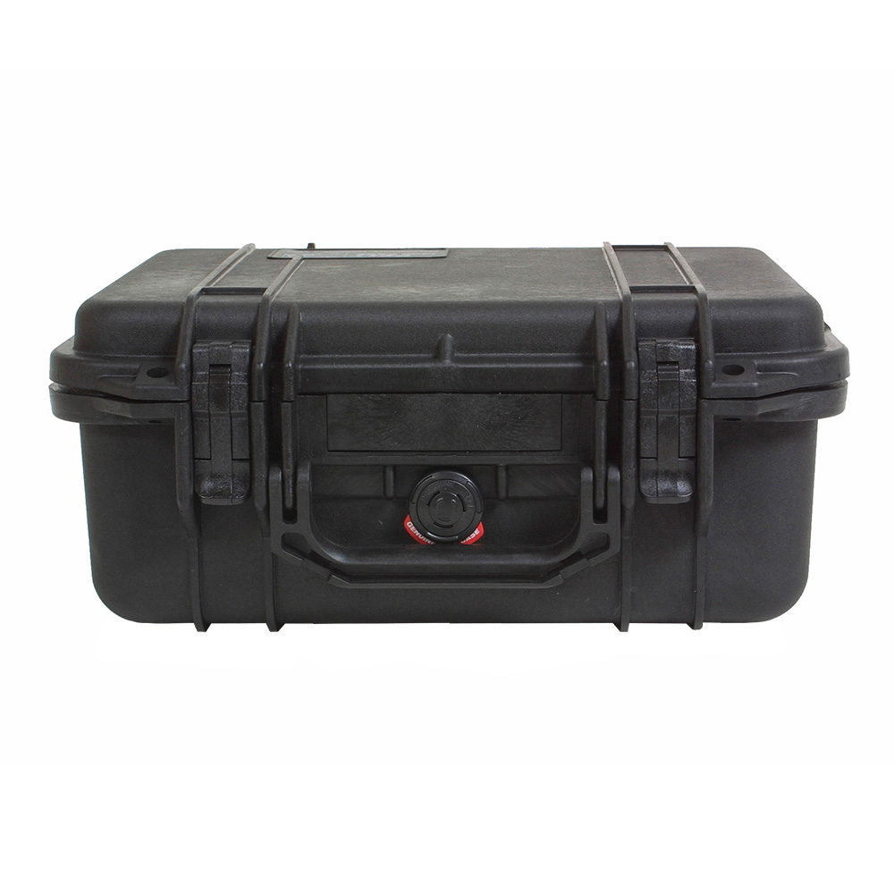 Peli Box 1400 Hard Case PnP-Schaumstoff wasserdicht schwarz Innenmaß 30 x 22,5 x 13,2 cm Bild 1