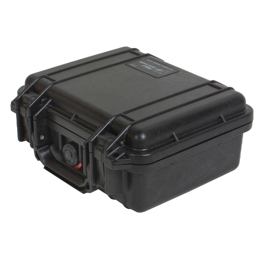 Peli Box 1200 Hard Case PnP-Schaumstoff wasserdicht schwarz Innenmaß 23,5 x 18,1 x 10,5 cm