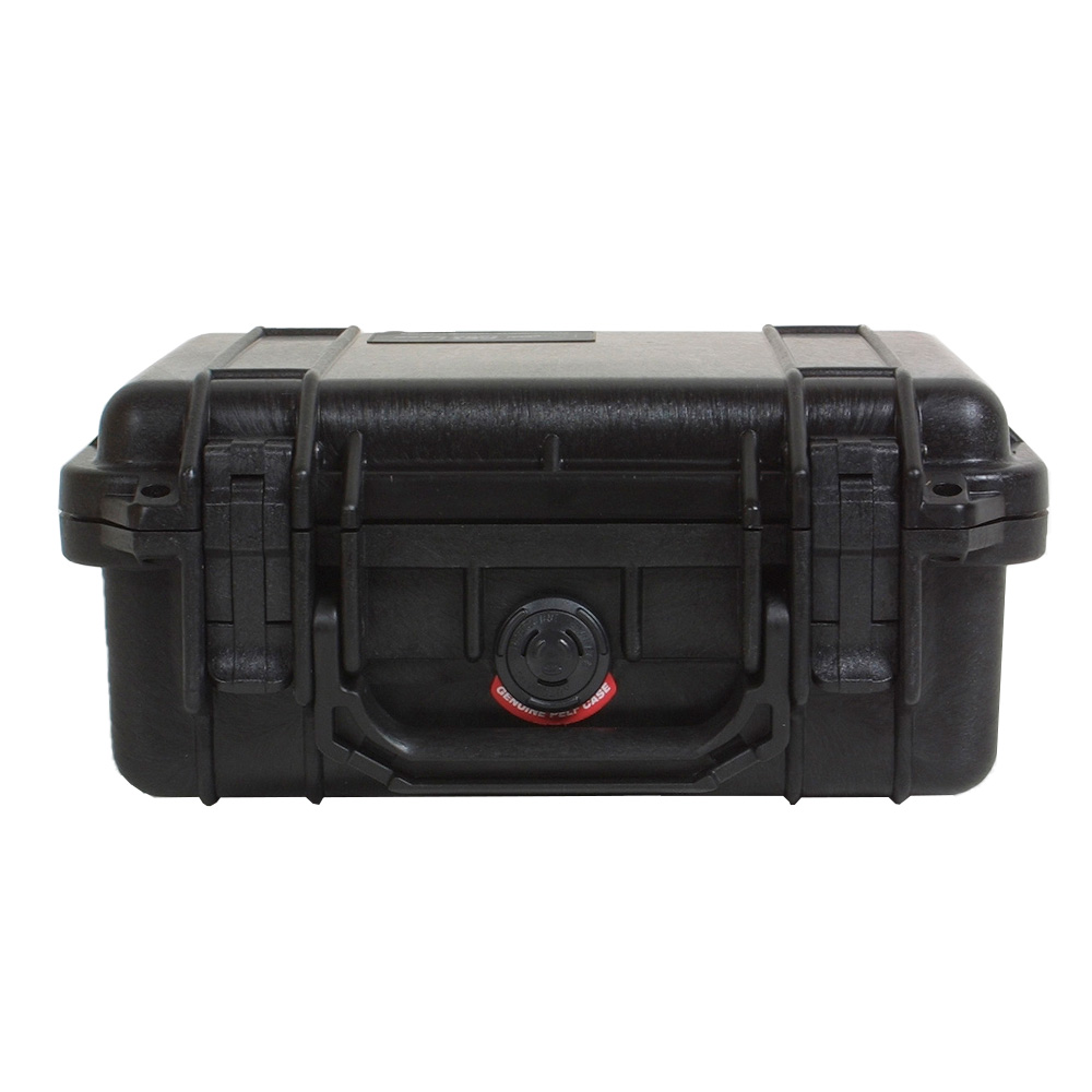 Peli Box 1200 Hard Case PnP-Schaumstoff wasserdicht schwarz Innenmaß 23,5 x 18,1 x 10,5 cm Bild 1