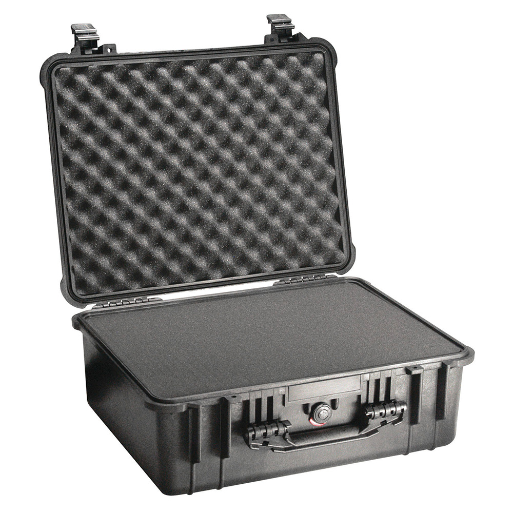 Peli Box 1550 Hard Case PnP-Schaumstoff wasserdicht schwarz Innenmaß 47,3 x 36 x 19,6 cm Bild 2