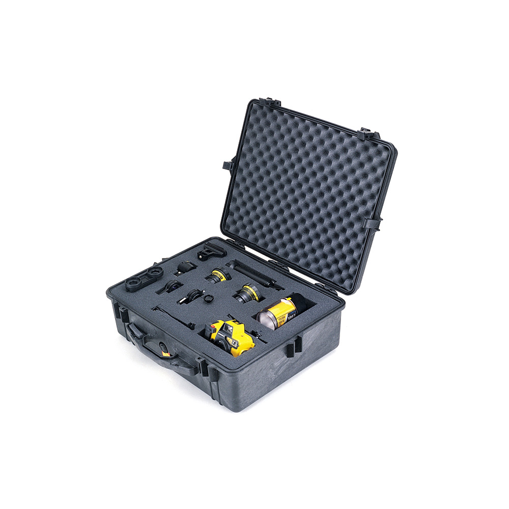 Peli Box 1600 Hard Case PnP-Schaumstoff wasserdicht schwarz Innenmaß 47,3 x 36 x 19,6 cm Bild 3