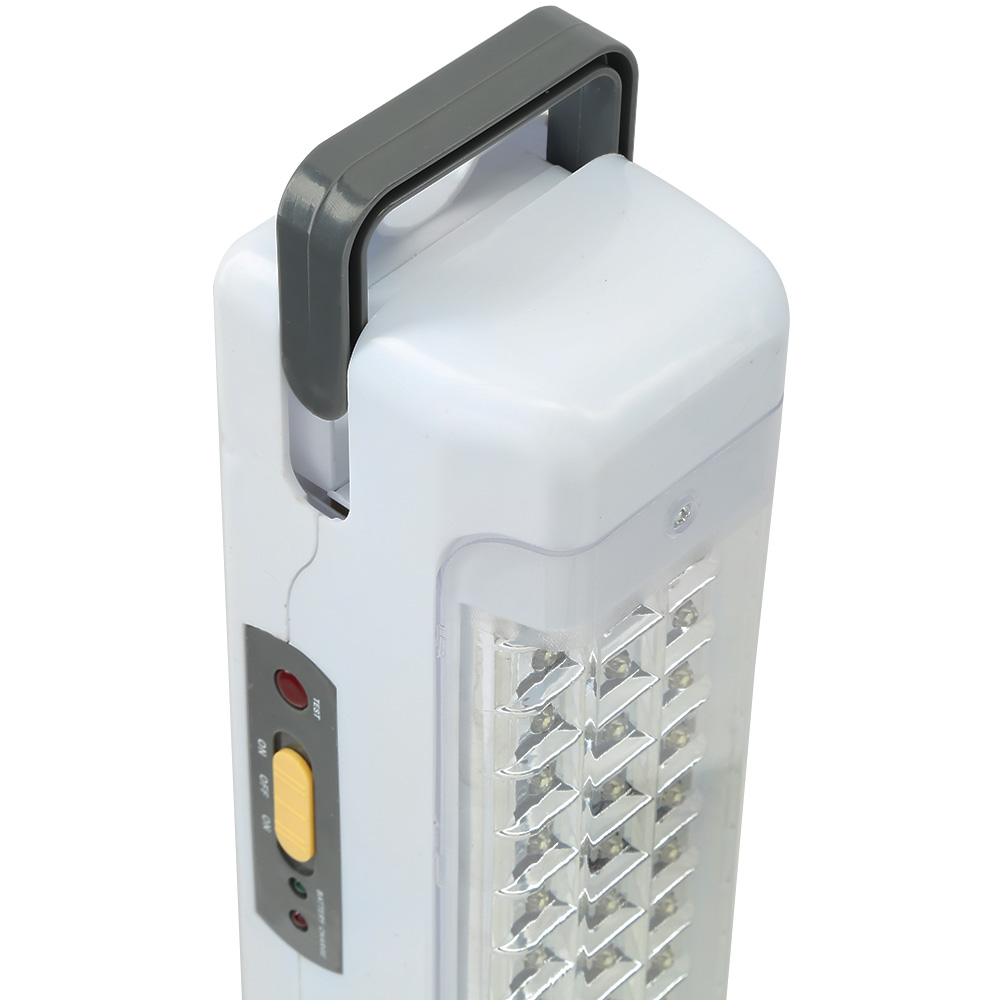 Notleuchte 51 LED`s inkl. Akku 6V 1.6Ah wei Bild 1