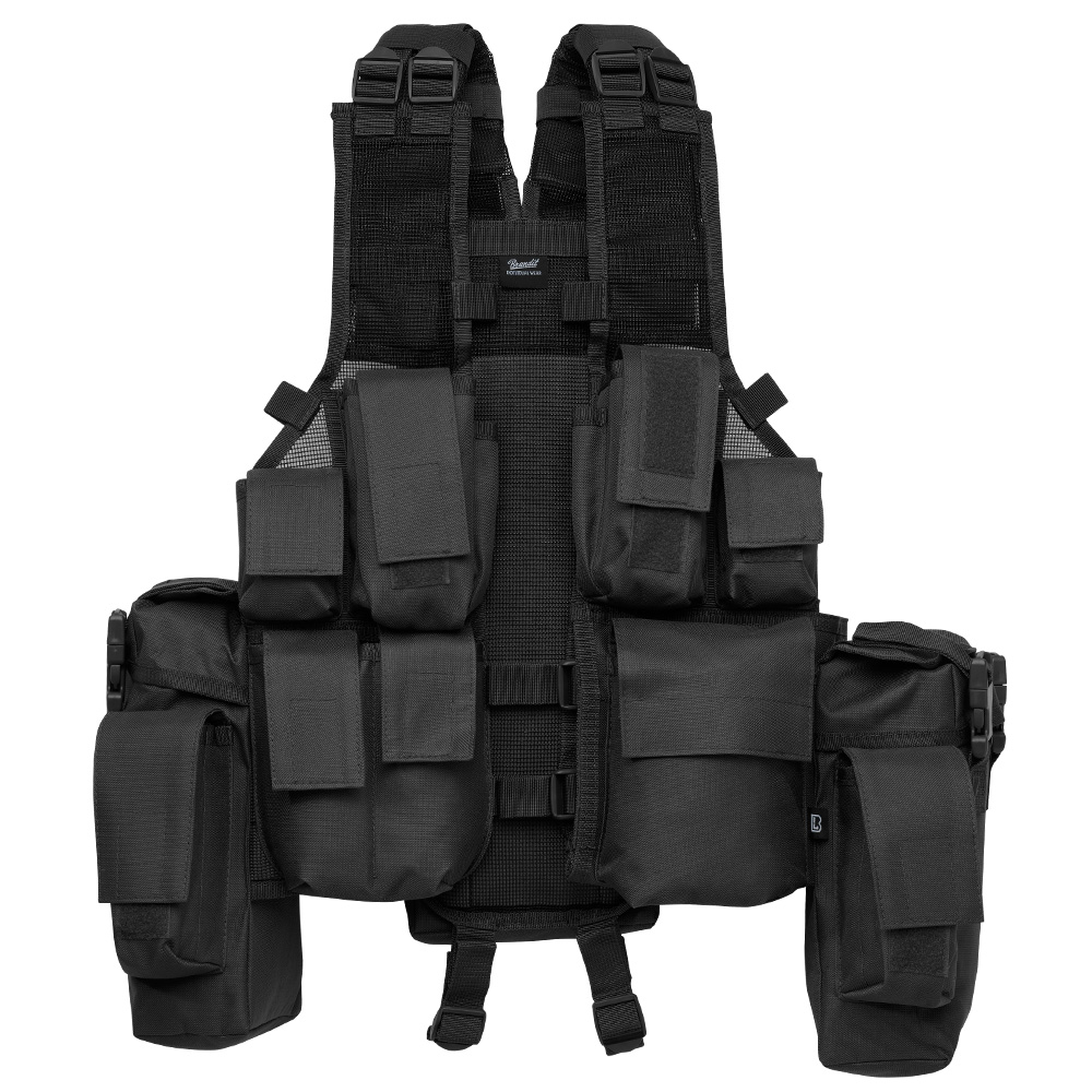 Brandit Tactical Weste schwarz