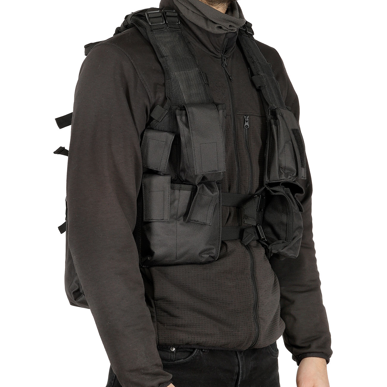 Brandit Tactical Weste schwarz Bild 2