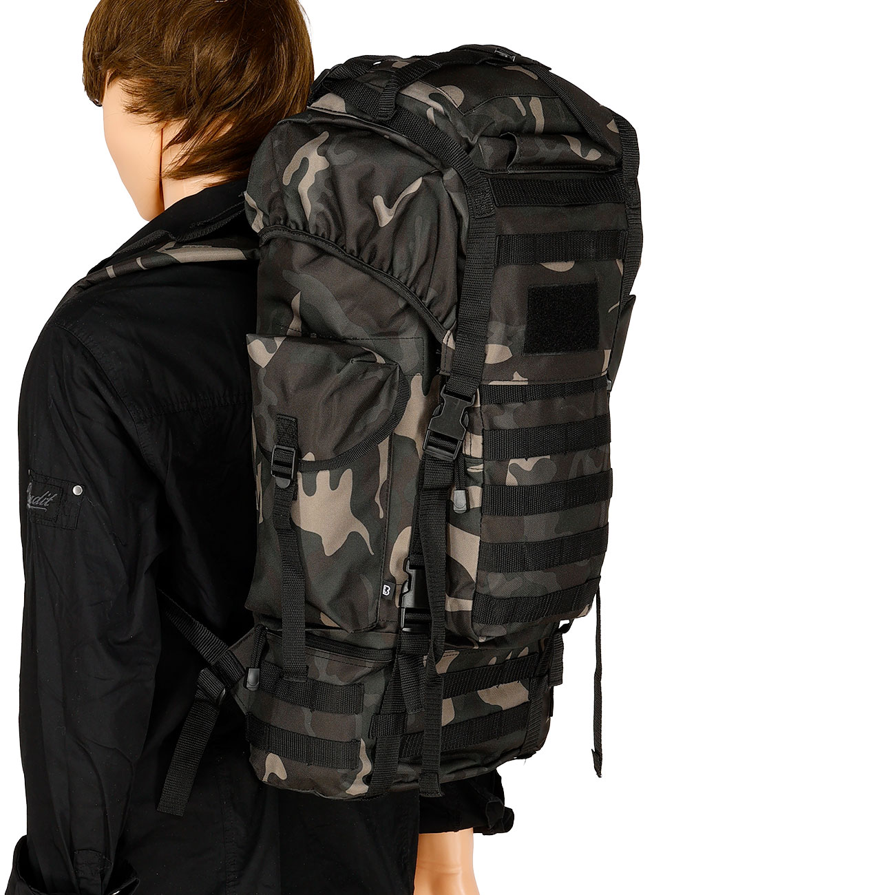 Brandit Rucksack Molle 65 Liter darkcamo Bild 5